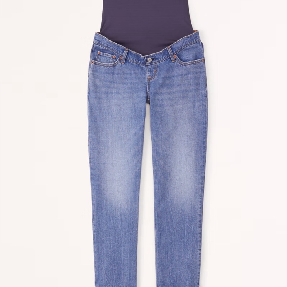 Abercrombie Maternity Ankle Straight Jeans